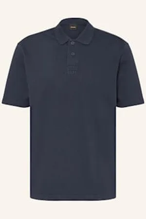 HUGO BOSS Koszulka Polo Z Piki Pe_Dye blau