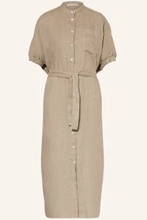 SOSUE Sukienka Z Lnu beige