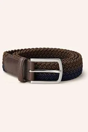 Hackett Pasek Pleciony blau