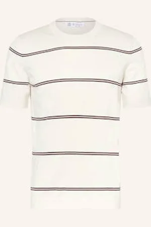 Brunello Cucinelli T-Shirt weiss