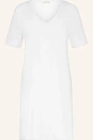 Hanro Koszula Nocna Cotton Silk weiss