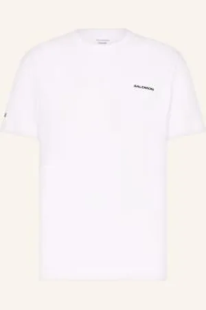 Salomon T-Shirt Chest Logo weiss