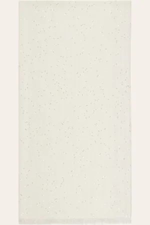 PESERICO SIGN Szal Z Cekinami beige