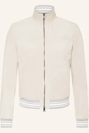 Manzoni 24 Skórzany Bluzon beige