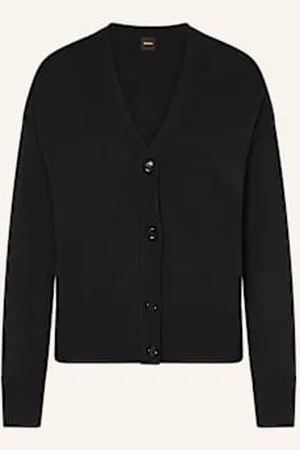 HUGO BOSS Sweter Fedas schwarz