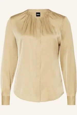 HUGO BOSS Bluzka Jedwabna Banorah beige