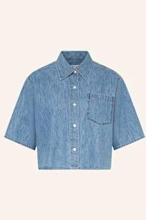 SOSUE Bluzka Jeansowa blau
