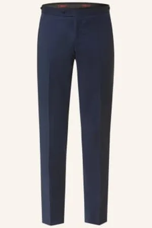 Wilvorst Spodnie Garniturowe Slim Fit blau