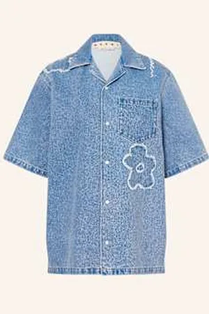 Marni Jeansowa Koszula Wierzchnia blau