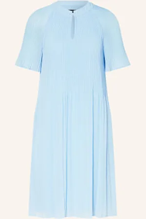 Comma, Sukienka Plisowana blau