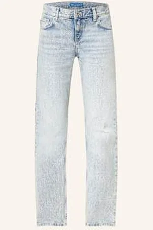 Hugo Blue Jeansy Straight Getali blau