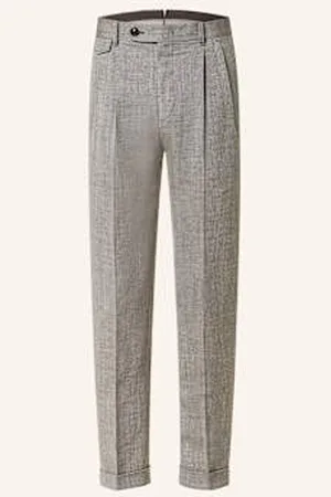Windsor Spodnie Garniturowe Sapo Shaped Fit braun