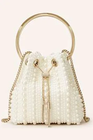 Jimmy Choo Torebka Bon Bon weiss