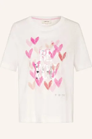 Cartoon T-Shirt weiss