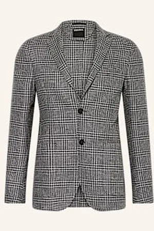Ermenegildo Zegna Marynarka Extra Slim Fit Z Dodatkiem Jedwabiu schwarz