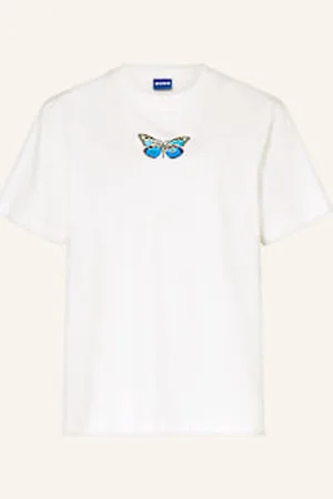 Hugo Blue T-Shirt Vintage weiss
