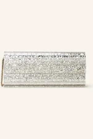 Jimmy Choo Kopertówka Sweetie silber