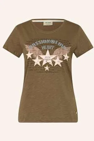 Mos Mosh T-Shirt Mmzibby Z Ozdobnymi Kamykami gruen