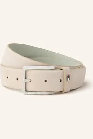 Tommy Hilfiger Pasek Skórzany Oliver beige