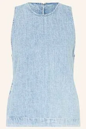 7 for all Mankind Top Z Lnem blau