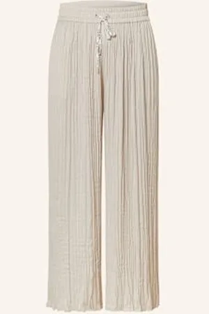 Marc Cain Kuloty Wolin Z Plisami beige