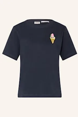 Essentiel Antwerp T-Shirt Hicecream blau