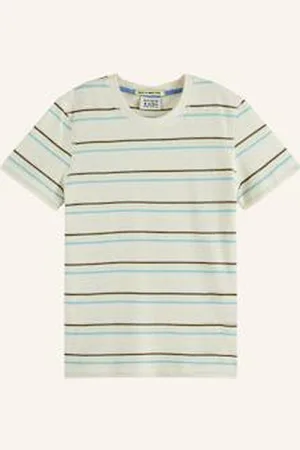 Scotch&Soda T-Shirt Z Lnu weiss