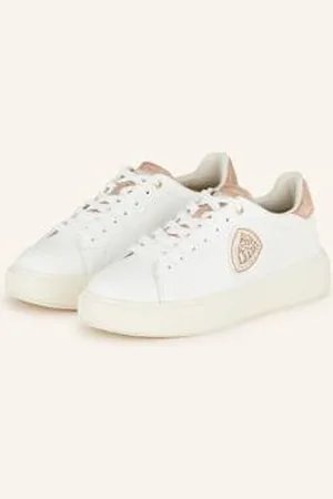 Blauer Sneakersy Venus Z Ozdobnymi Kamykami weiss