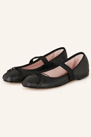 Pretty Ballerinas Baleriny Mary Jane Coton schwarz
