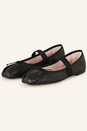 Pretty Ballerinas Baleriny Mary Jane Coton schwarz