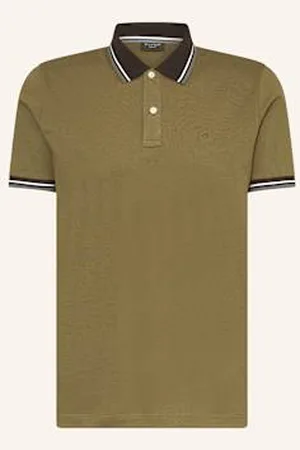 Olymp Koszulka Polo Z Piki Casual Fit gruen