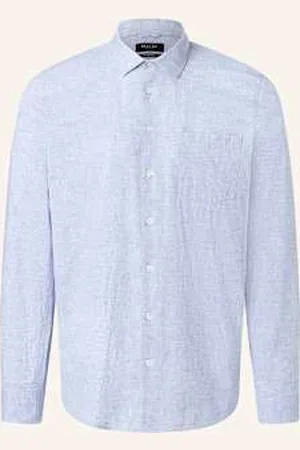 Maerz Koszula Z Dodatkiem Lnu Regular Fit blau