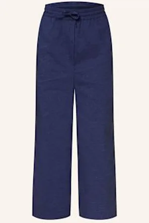 Claudie Pierlot Spodnie Z Lnem blau