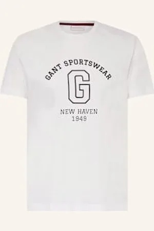 GANT T-Shirt weiss