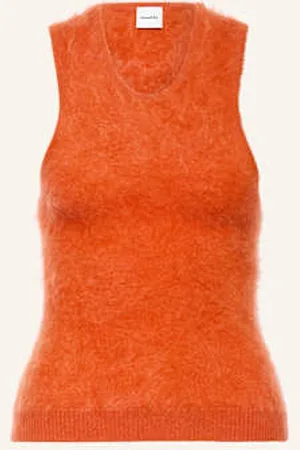 Nanushka Top Z Dzianiny Bianka Z Kaszmiru rot