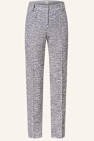 Brax Spodnie Z Bouclé Maron blau