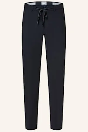 Brax Chinosy Silvio P W Stylu Dresowym Tapered Fit blau