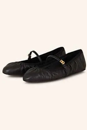 Dolce & Gabbana Baleriny Mary Jane schwarz