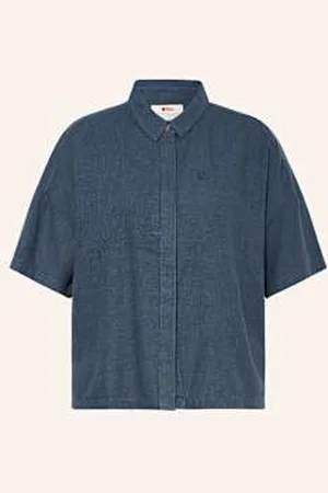 Fjällräven Bluza Outdoorowa Övik Hemp Camp blau