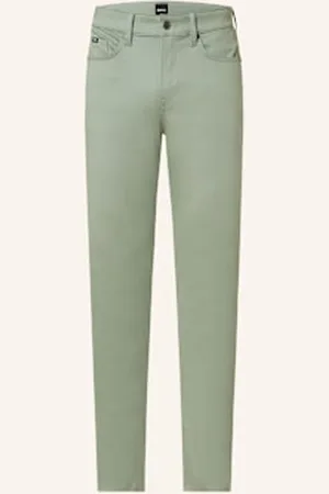HUGO BOSS Spodnie Delaware Slim Fit gruen