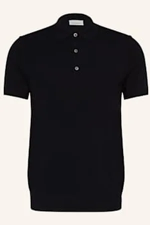 Profuomo Koszulka Polo Z Dzianiny blau