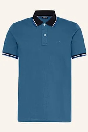 Olymp Koszulka Polo Z Piki Casual Fit blau