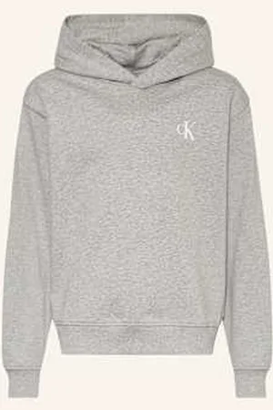 Calvin Klein Bluza Z Kapturem grau