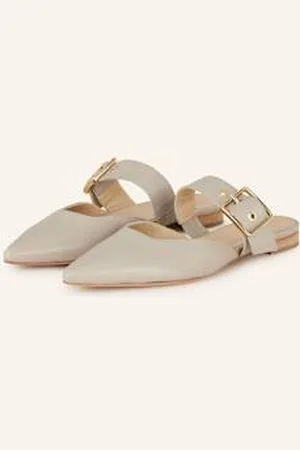 Thea Mika Klapki Typu Mules Avena beige