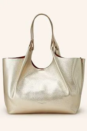 Gianni chiarini Torba Shopper Dua Xl Z Saszetką gold