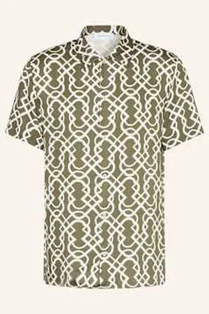 Baldessarini Koszula Z Krótkim Rękawem Easy Slim Fit gruen