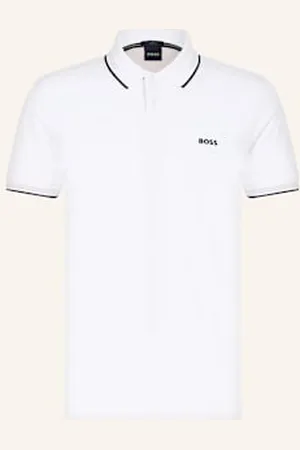 HUGO BOSS Koszulka Polo Z Piki Paul Slim Fit weiss