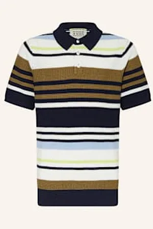 Scotch&Soda Koszulka Polo Z Dzianiny braun