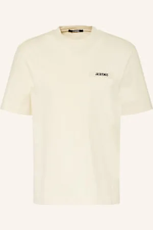 Jacquemus T-Shirt Le Tshirt Gros Grain beige