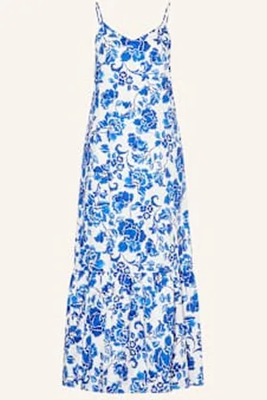 Mrs & HUGS Sukienka Z Wolantami blau